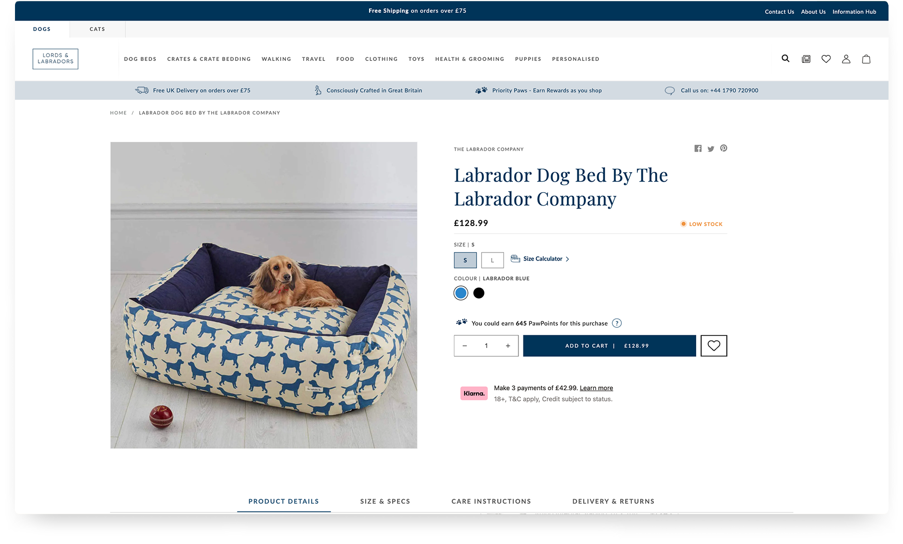 Lords & Labradors Product Page
