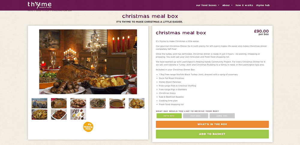 Thyme Christmas Box
