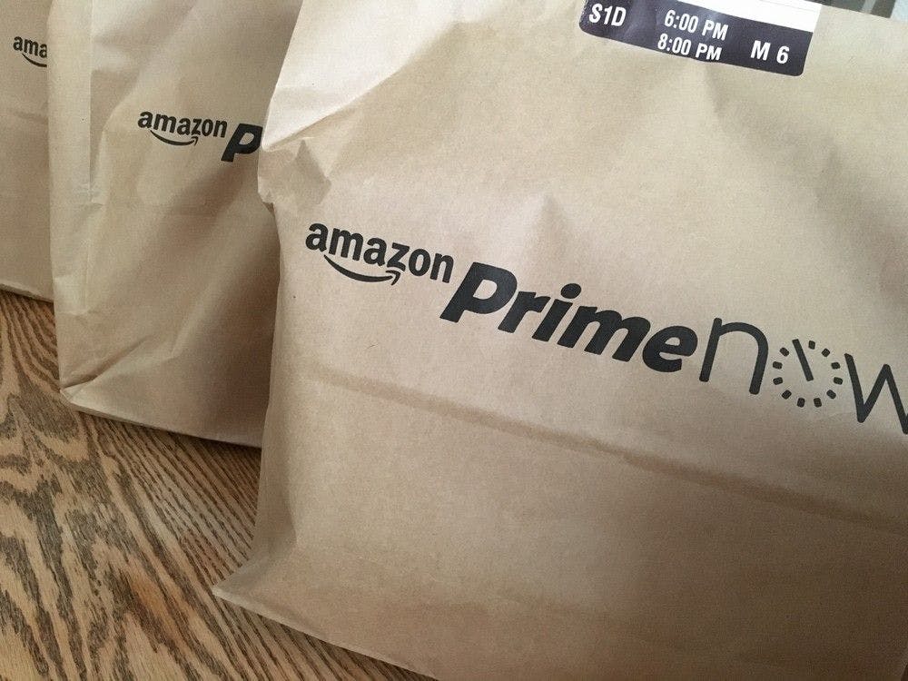 Amazon Prime Now Delivery