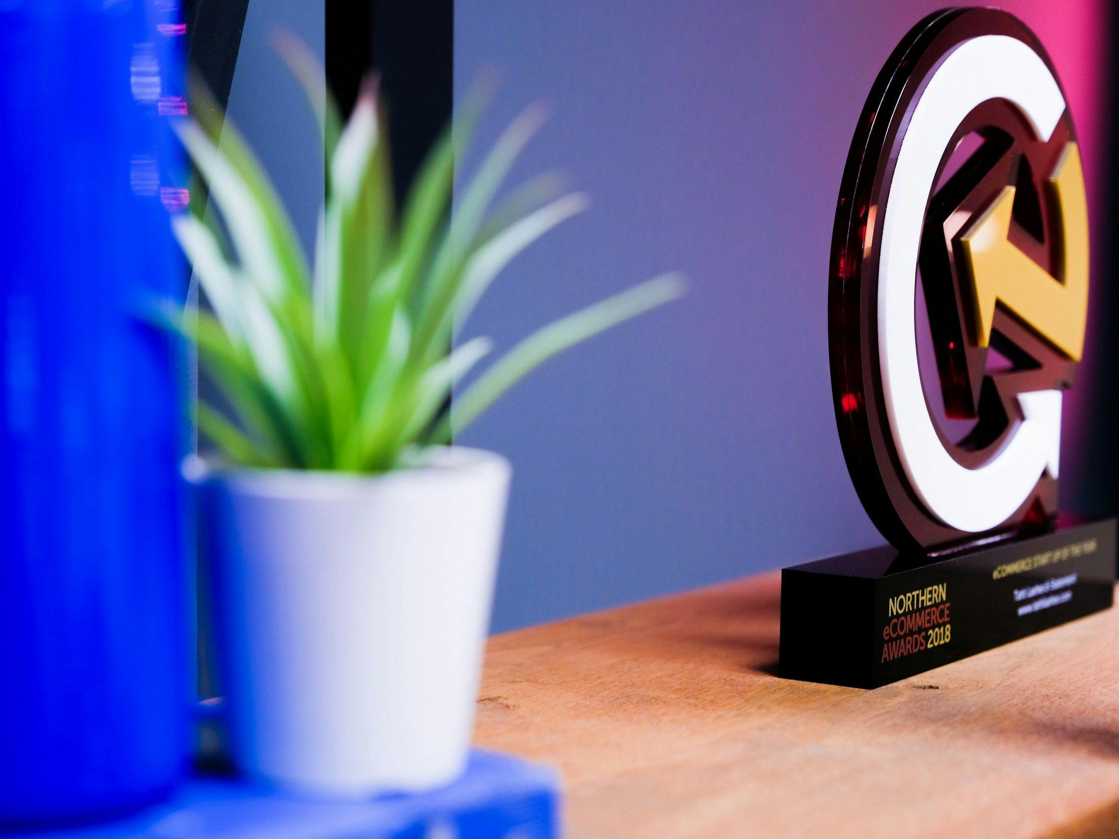 Northern Ecommerce Awards trophy